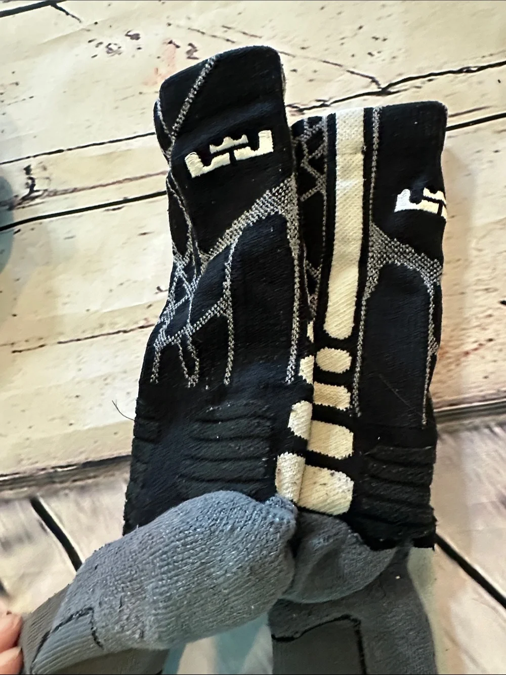 Nike & LeBron Performance Crew Socks - Purple/Black - 2-Pair